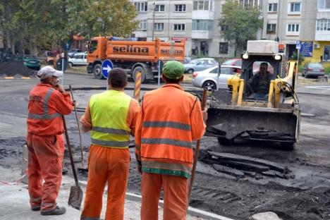Pe din două! Monopolul firmei Selina asupra reparaţiilor străzilor din Oradea a fost spart